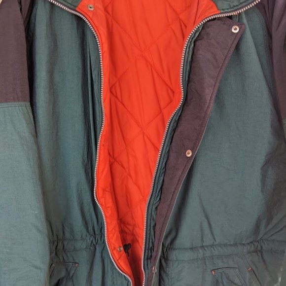 Vintage Nike Jacket Big Logo Embroidery Green Coat - Picture 7 of 9